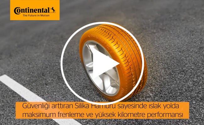 Biyonik Conti Premium Contact ile Daha Güvenli Frenleme